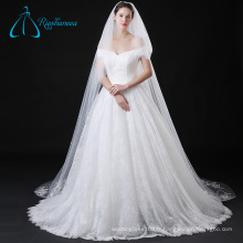 Appliques en dentelle Tulle Pearls Long Cathedral Wedding Veil